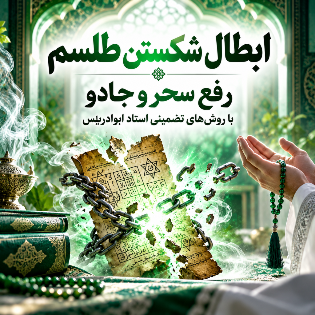 ابطال شکستن طلسم | رفع سحر و جادو با روش‌های استاد ابوادریس